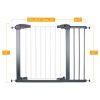 Sturdy Safe Gate With 4 Pressured Adjustment Bolts Dog Indoor Gate; Stair Gate For Pets;  29in To 34in Wide 32in Height