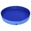 vidaXL Foldable Dog Swimming Pool Blue 118.1"x15.7" PVC