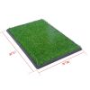 Puppy Dog Pet Potty Training Pee Grass Pad Mat House Toilet Indoor