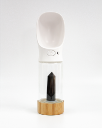 Urban Oasis - Crystal Infused Pet Water Bottle (Crystal: Black Obsidian)