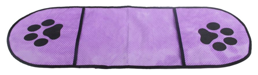 Pet Life 'Dry-Aid' Hand Inserted Bathing and Grooming Quick-Drying Microfiber Pet Towel (Color: Purple)