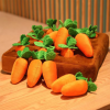 Dog Carrot Plush Toy Vegetable Chew Toy Plucking Radish Plush Toys