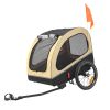 Dog Trailer; Dog Buggy; Bicycle Trailer Medium Foldable for Small and Medium Dogs